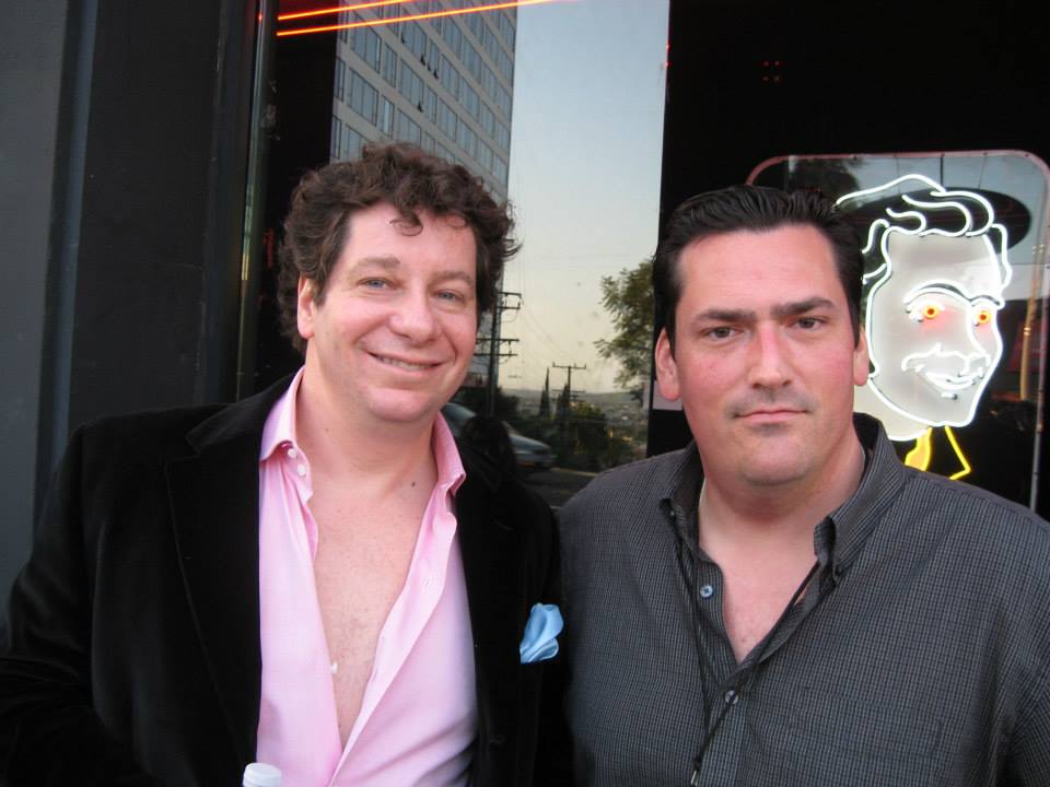 Steve Wright with Jeffrey Ross at The Comedy Store.