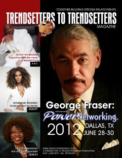Ro Brooks on cover of Trendsetters To Trendsetters Magazine May/June 2012