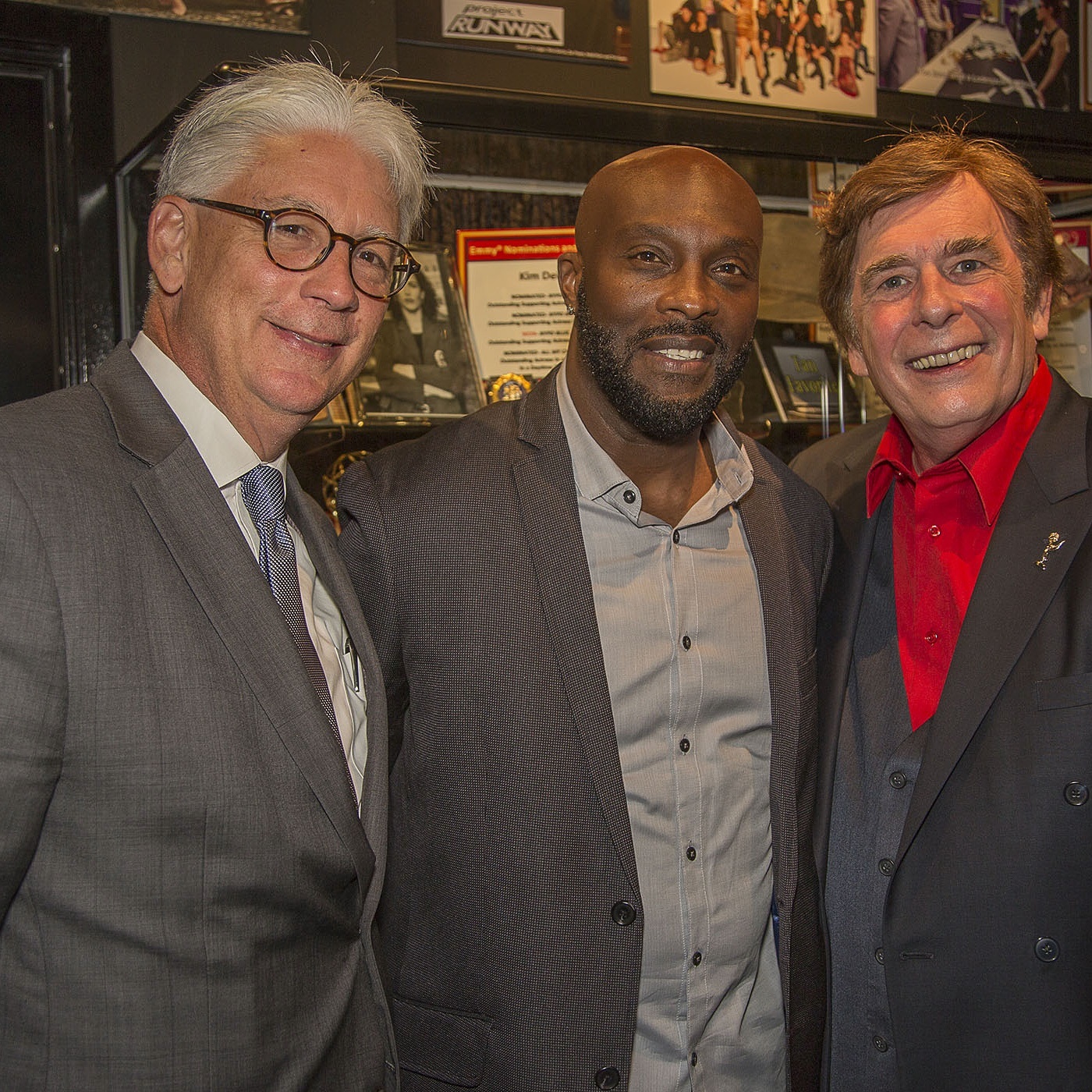 Ro Brooks having the honor and privilege of hanging with 2 of the coolest guys in the game @ the Emmys Exhibits 2015 