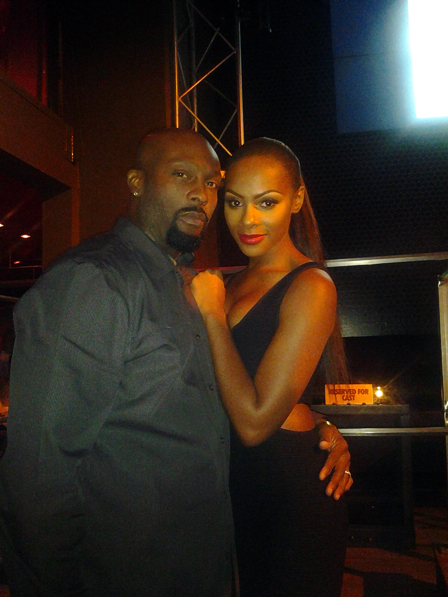 Ro Brooks and Tika Sumpter at the Wrap Party for The Haves and the Have Nots.