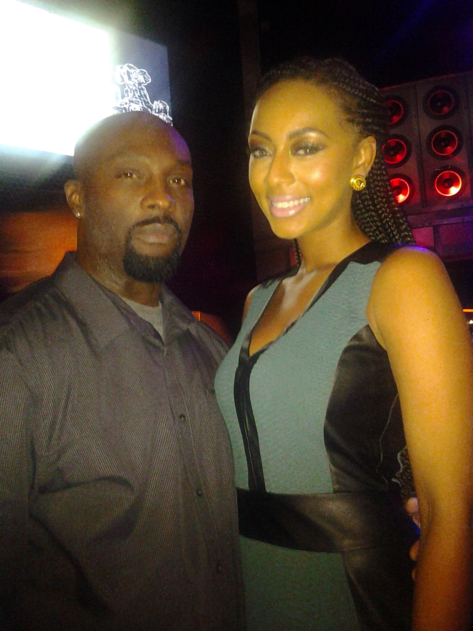 Ro Brooks and Keri Hilson at the Wrap Party for The Haves and the Have Nots.