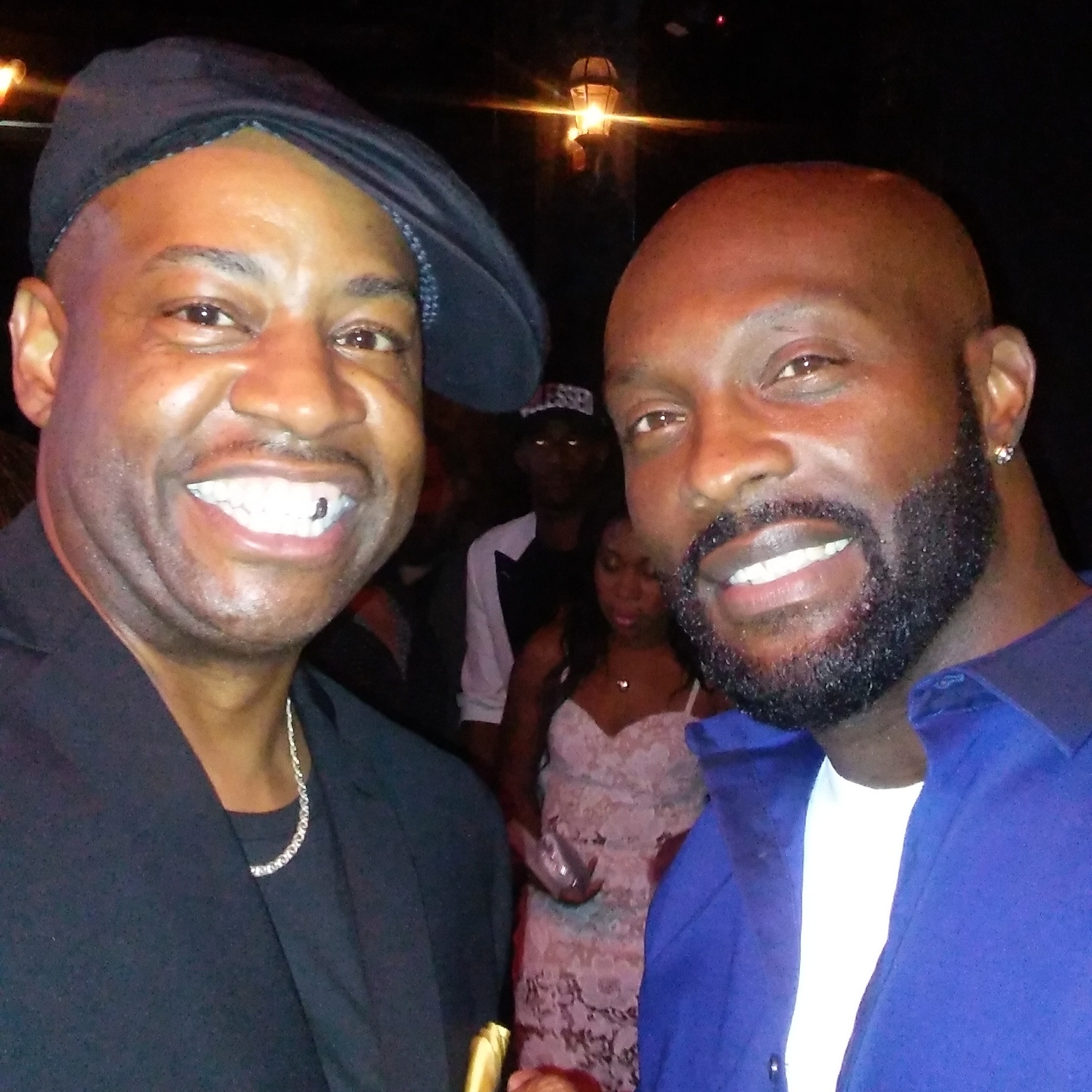 Ro Brooks and Dana Dane at Dans's 50th birthday party.