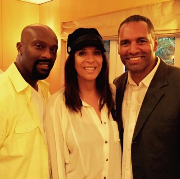 Ro Brooks, Christine Devine and Patrick Faucette at the ESPY Awards Pre-Party