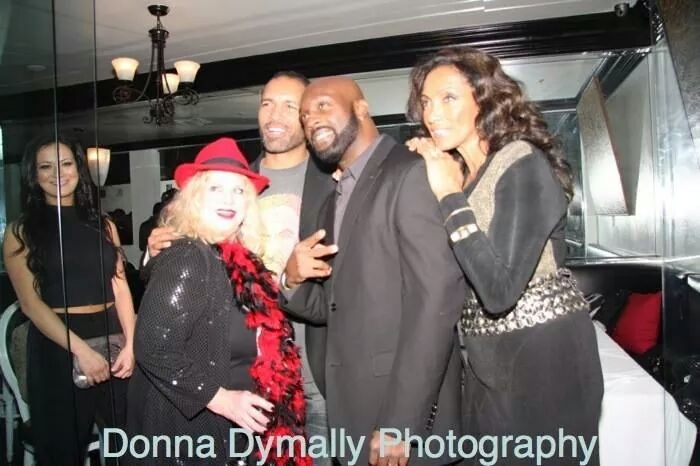 Ro Brooks, Patrick Faucette, Redd and Kathleen Bradley (Mrs. Parker)