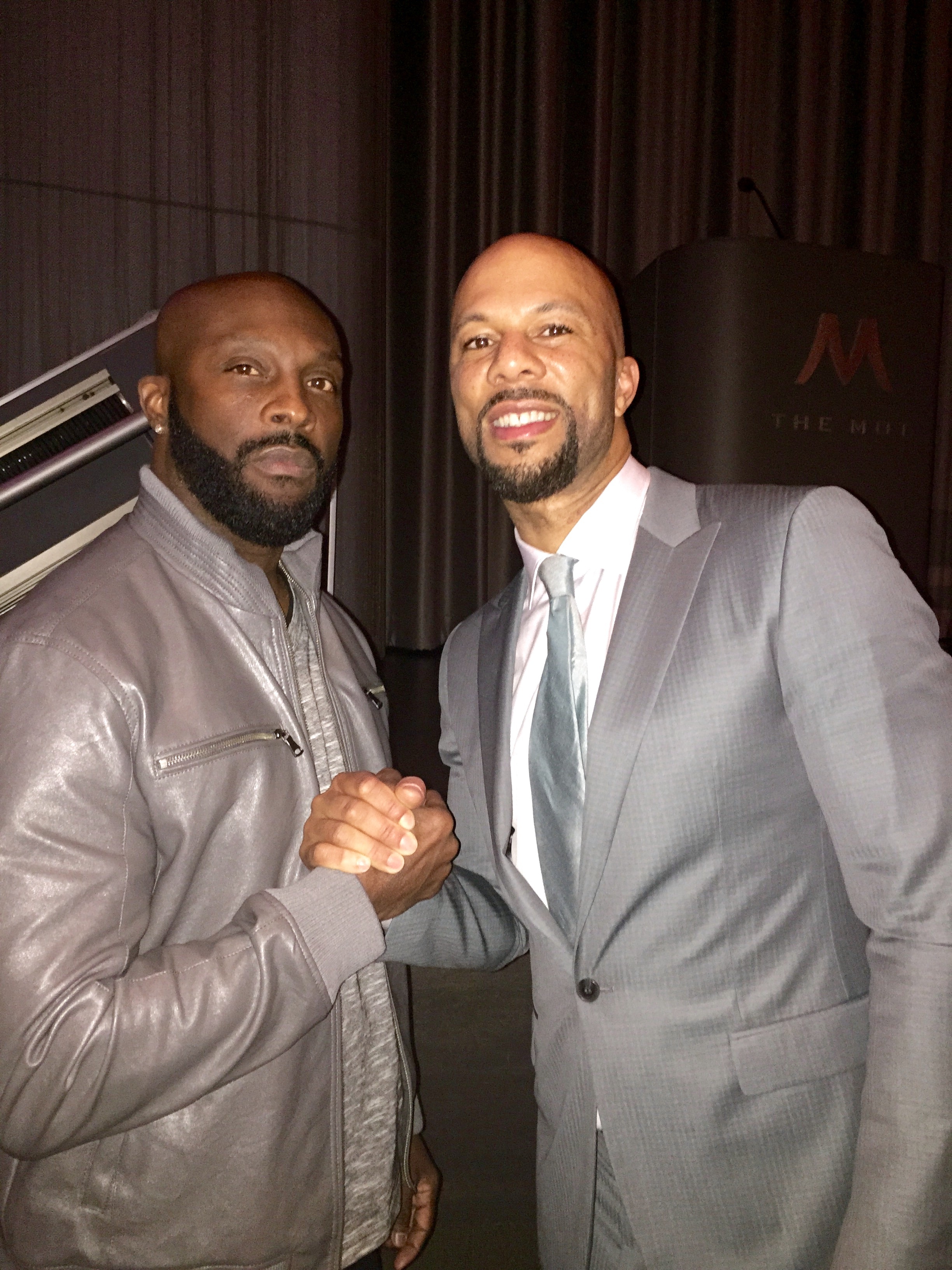 Ro Brooks and Common at the private screening of 