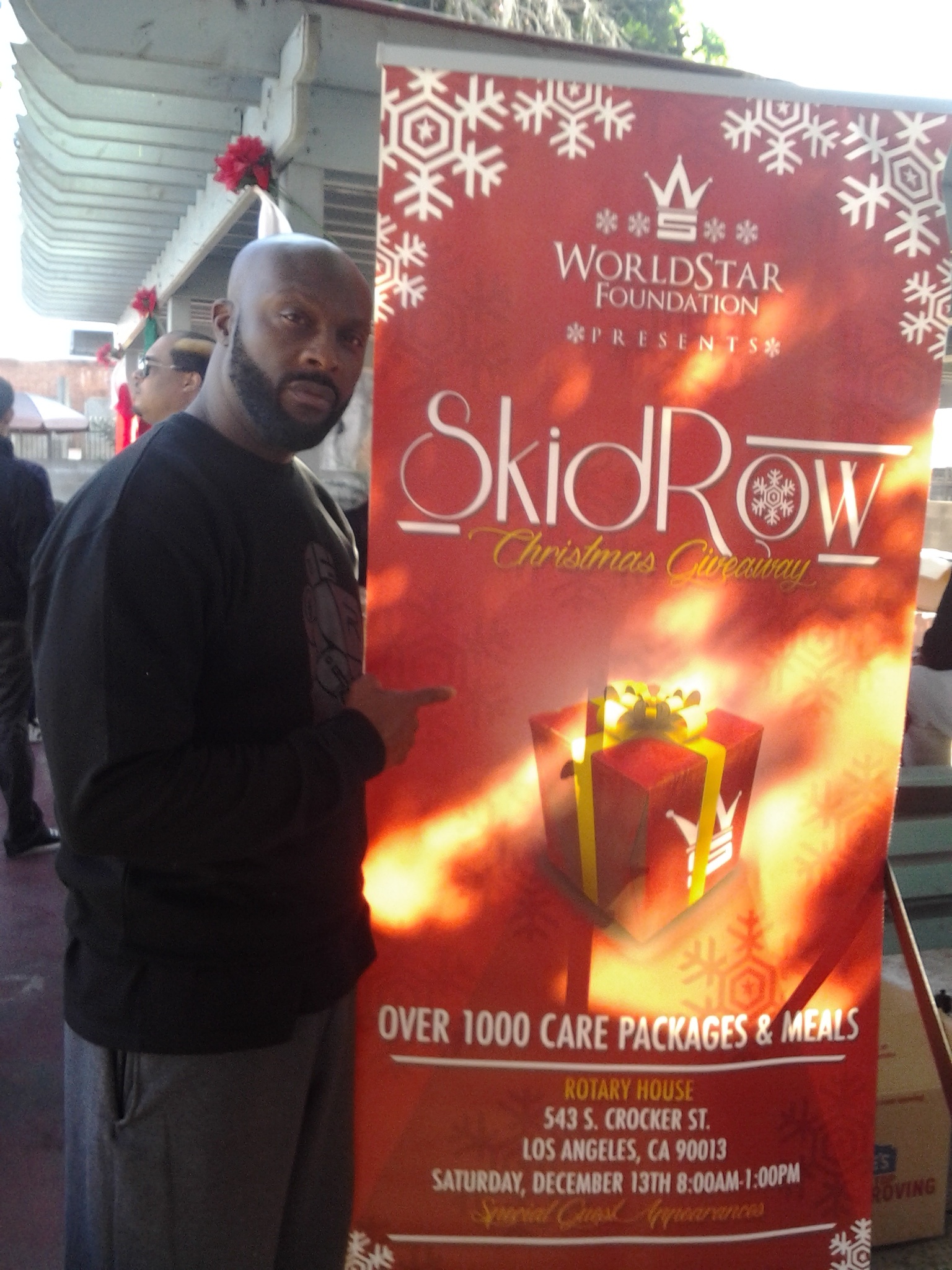 Ro Brooks @ the World Star SkidRow Christmas Giveaway