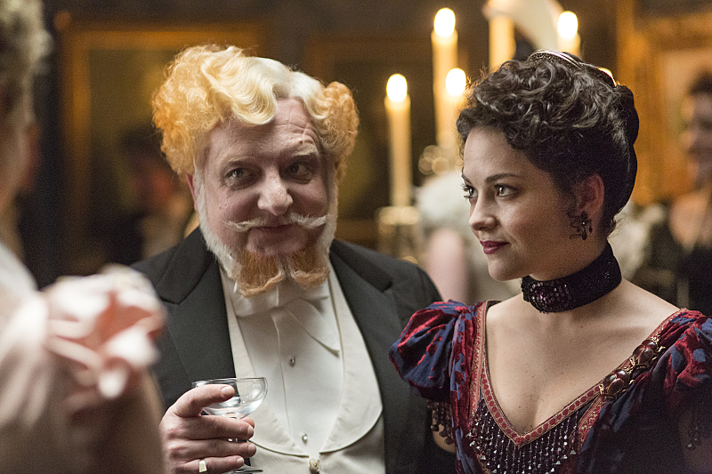 Still of Simon Russell Beale and Sarah Greene in Penny Dreadful (2014)