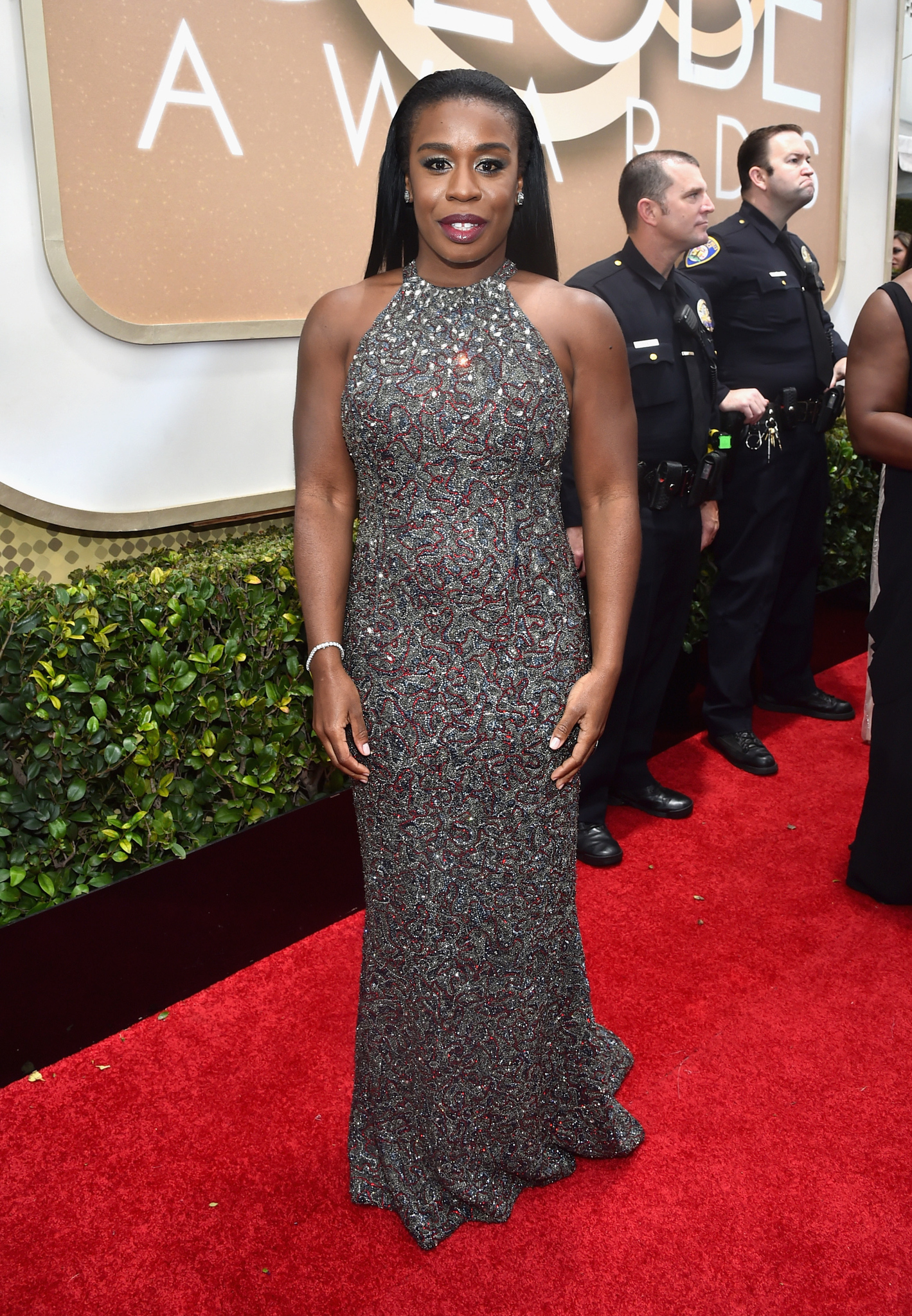 Uzo Aduba at event of The 72nd Annual Golden Globe Awards (2015)