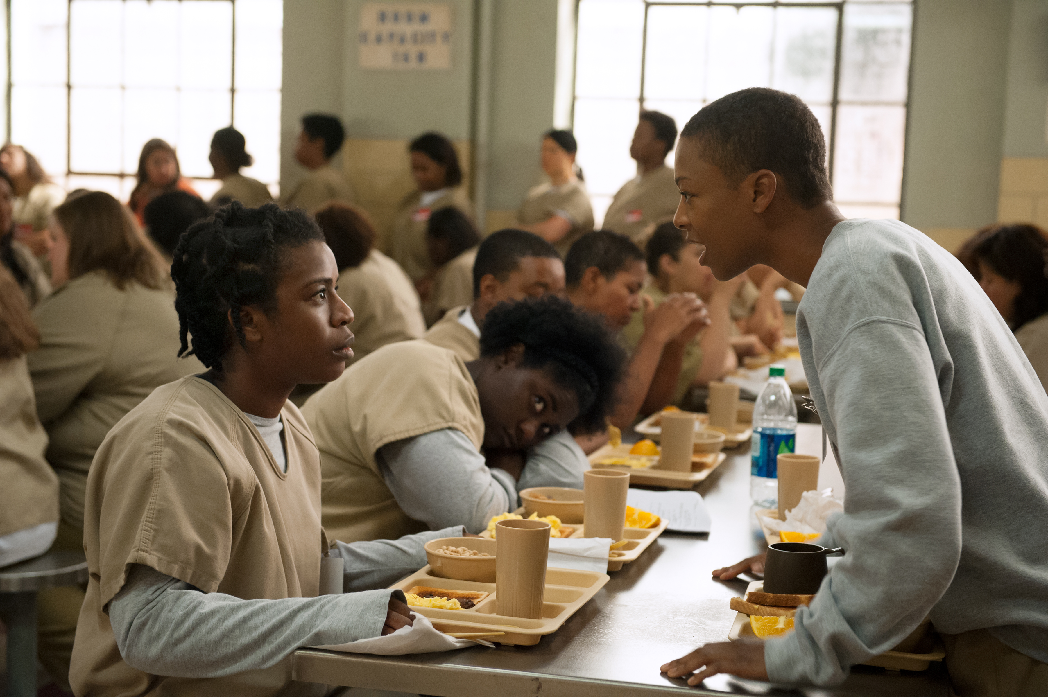 Still of Uzo Aduba and Samira Wiley in Orange Is the New Black (2013)