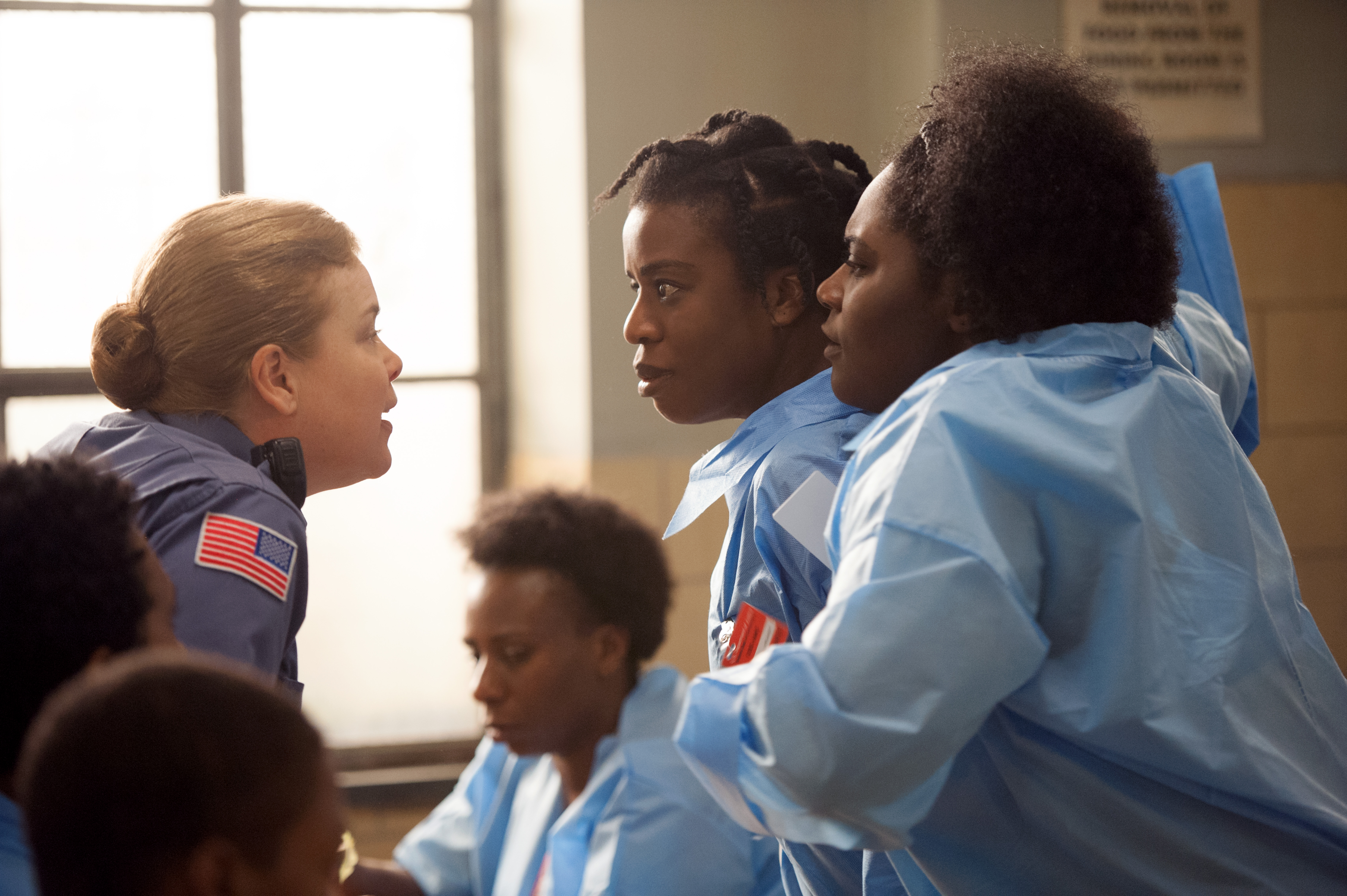 Still of Catherine Curtin, Uzo Aduba and Danielle Brooks in Orange Is the New Black (2013)