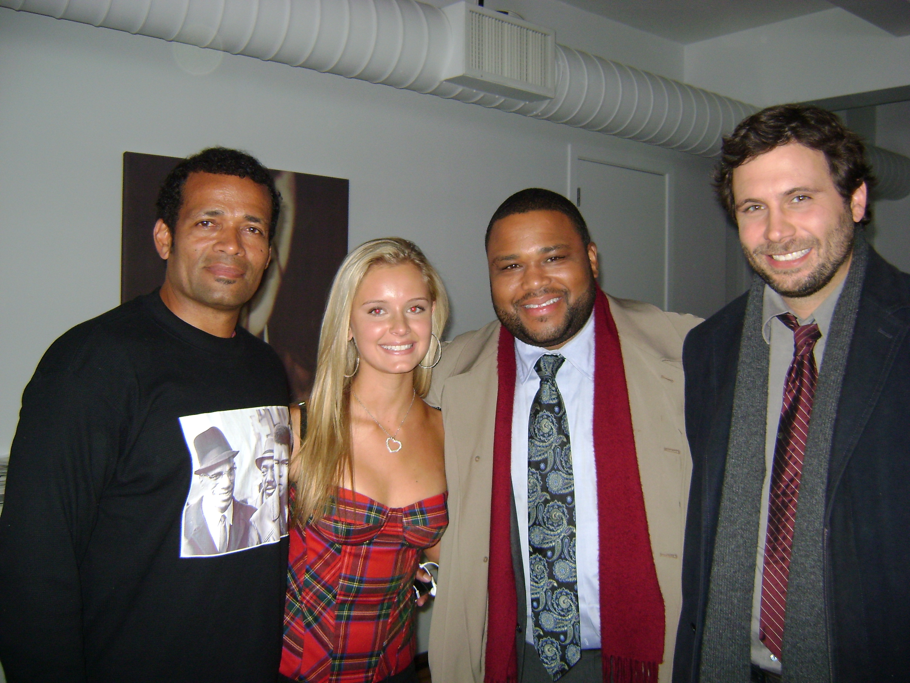 NBC's Law and Order- (from left: Mario Van Peeples, Taylor Gildersleeve, Anthony Anderson, Jeremy Sisto)