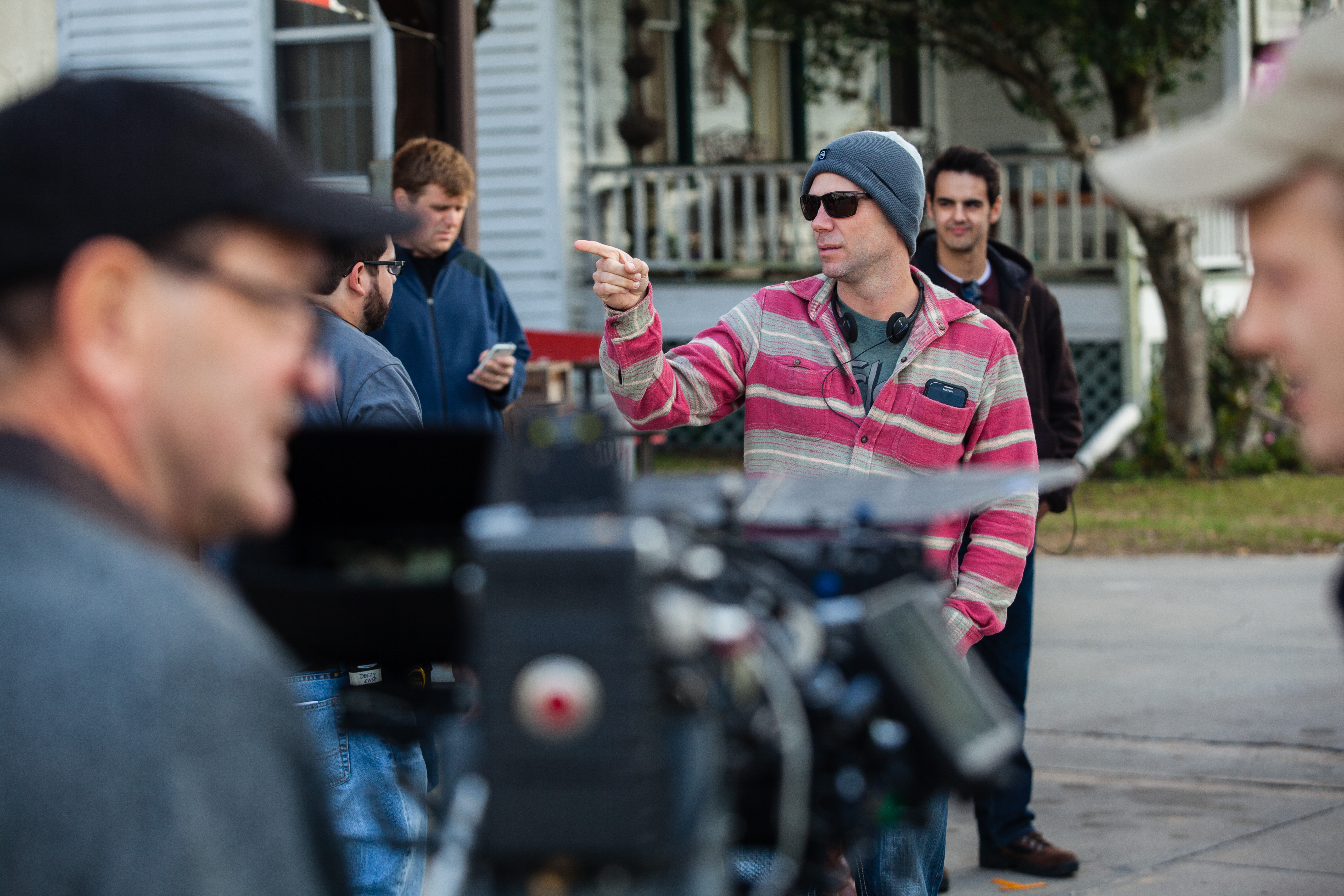 Producer/Actor Randy LaHaye on the set of VANISHED | Left Behind: Next Generation