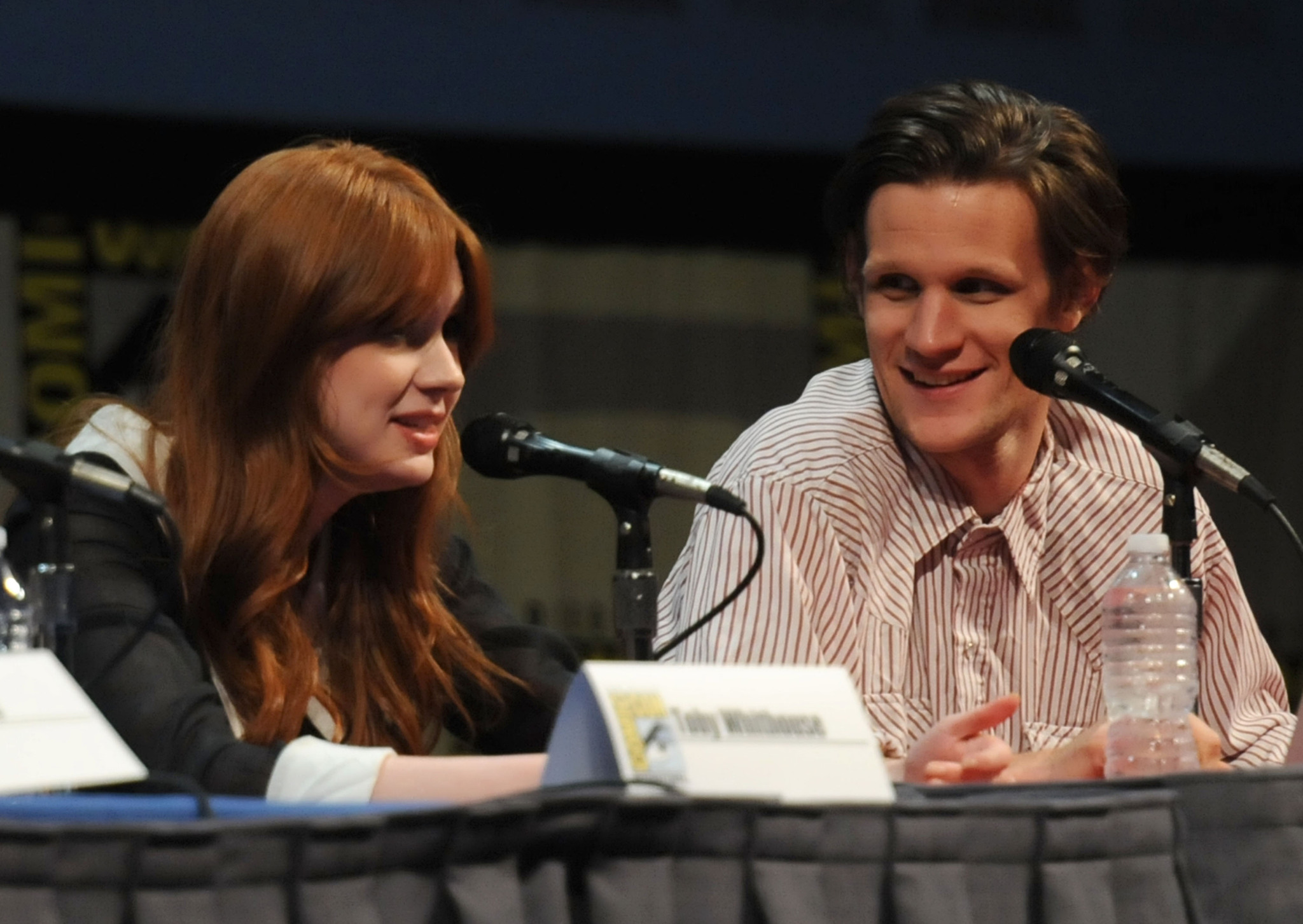 Matt Smith and Karen Gillan