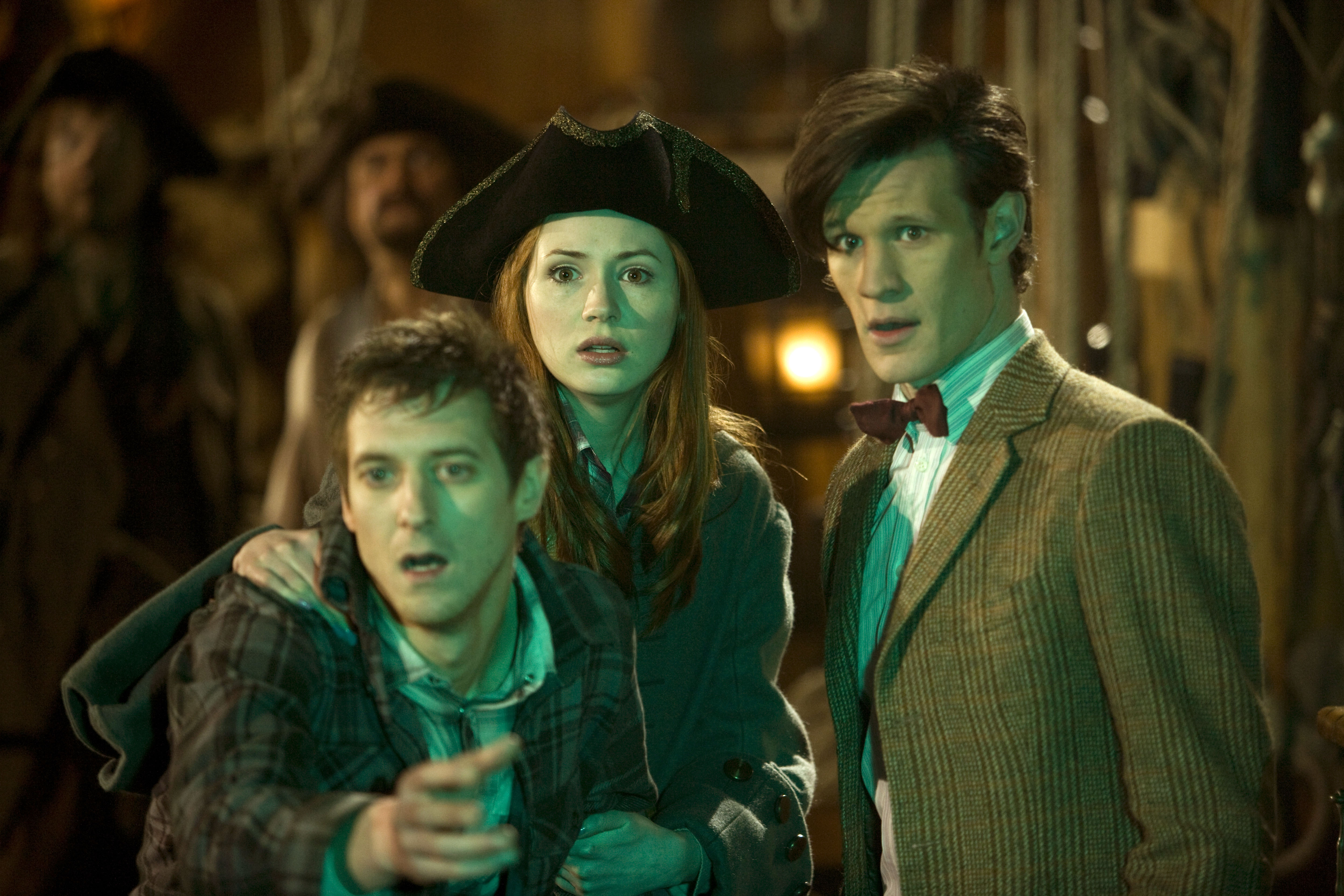 Still of Matt Smith, Karen Gillan and Arthur Darvill in Doctor Who (2005)