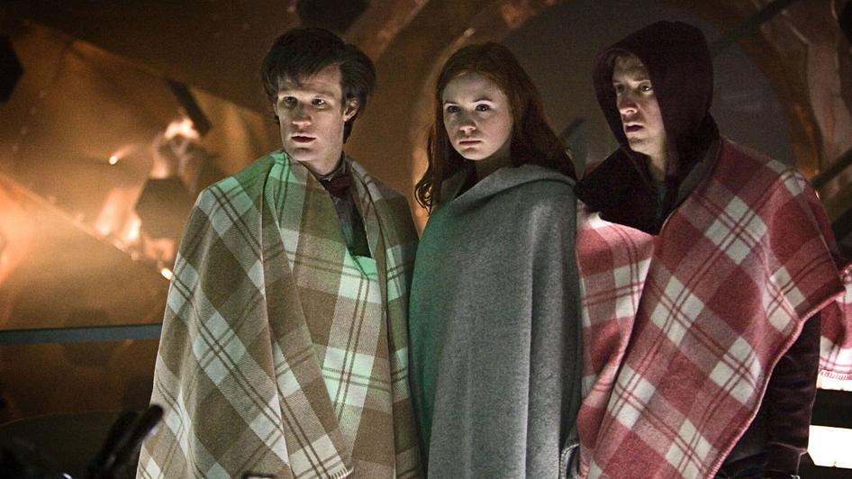 Still of Matt Smith, Karen Gillan and Arthur Darvill in Doctor Who (2005)