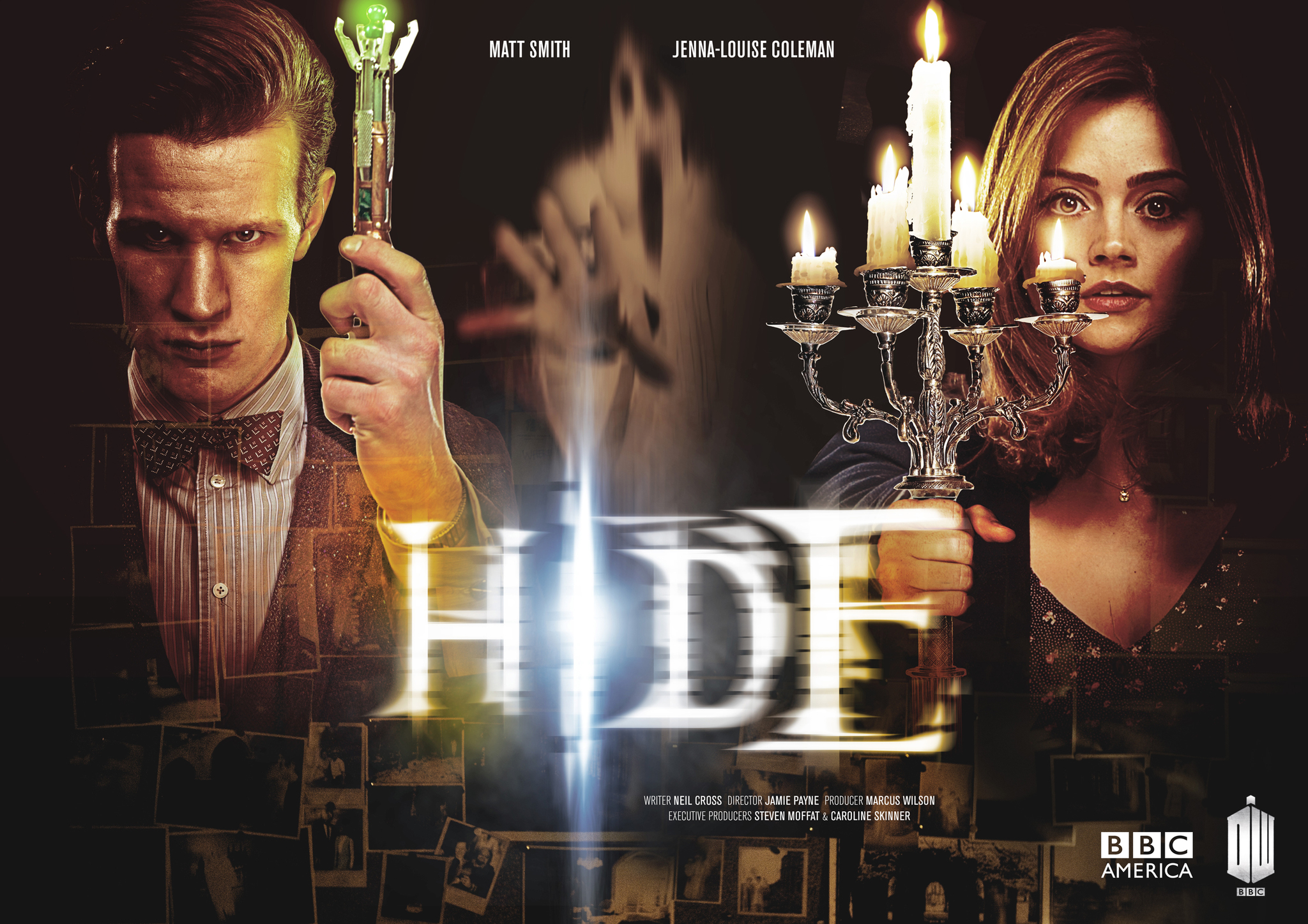 Matt Smith and Jenna Coleman in Doctor Who: Hide (2013)