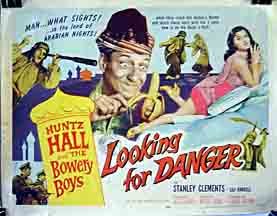 Stanley Clements, Huntz Hall and Lili Kardell in Looking for Danger (1957)