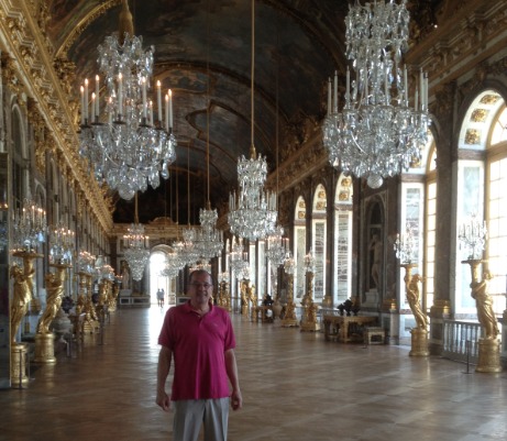 Filming in Versailles