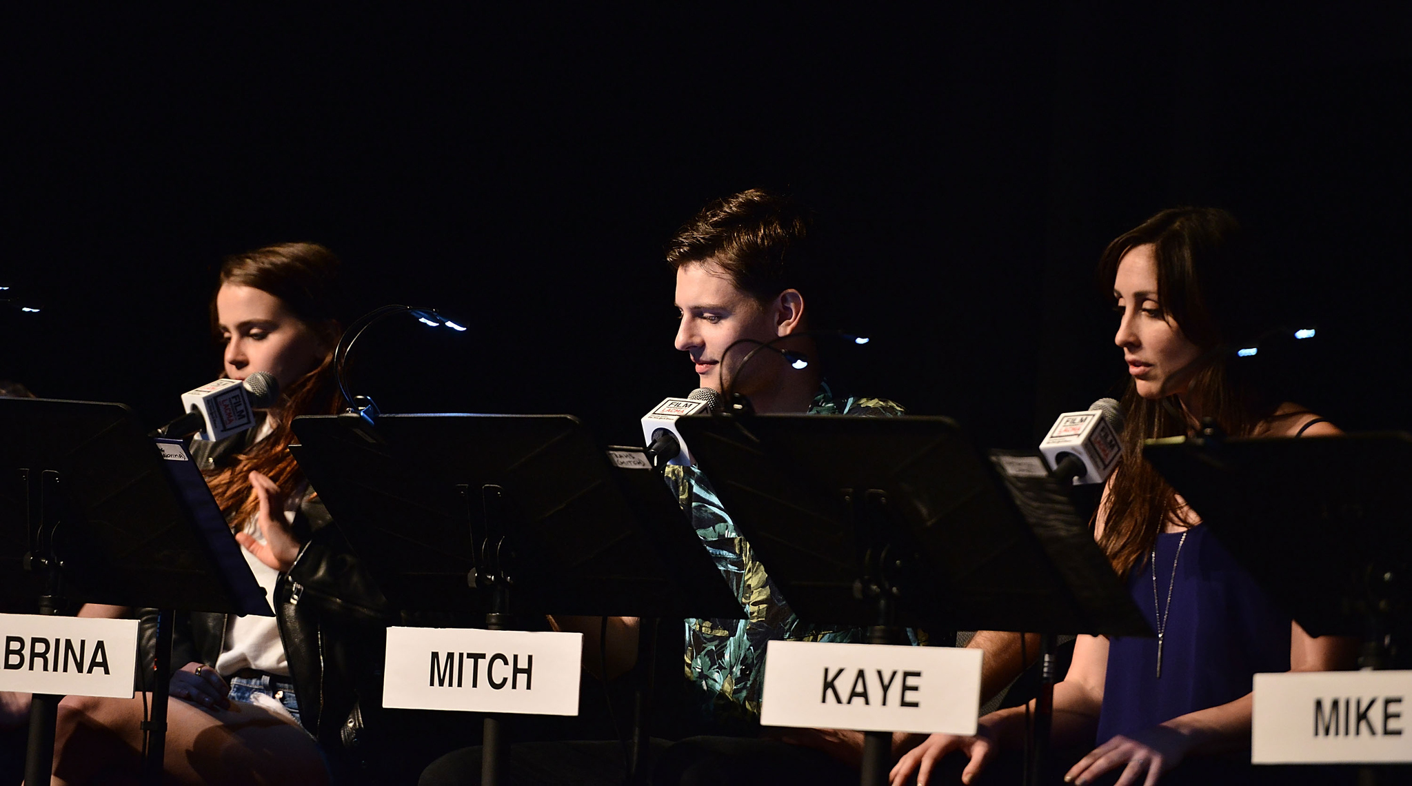 Catherine Reitman, Mae Whitman and Travis Tope