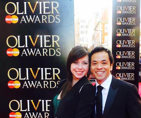 Jonathan Chan at the 2014 Olivier Awards