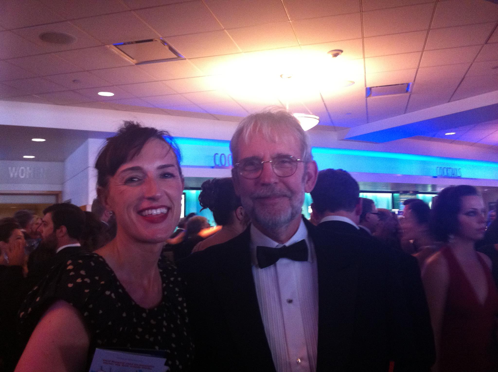 Alexandra Ryan and Walter Murch at Creative Arts Emmys, 2013