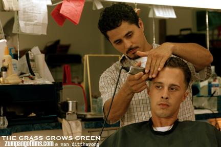 Scene from THE GRASS GROWS GREEN Actor Abel Becerra.