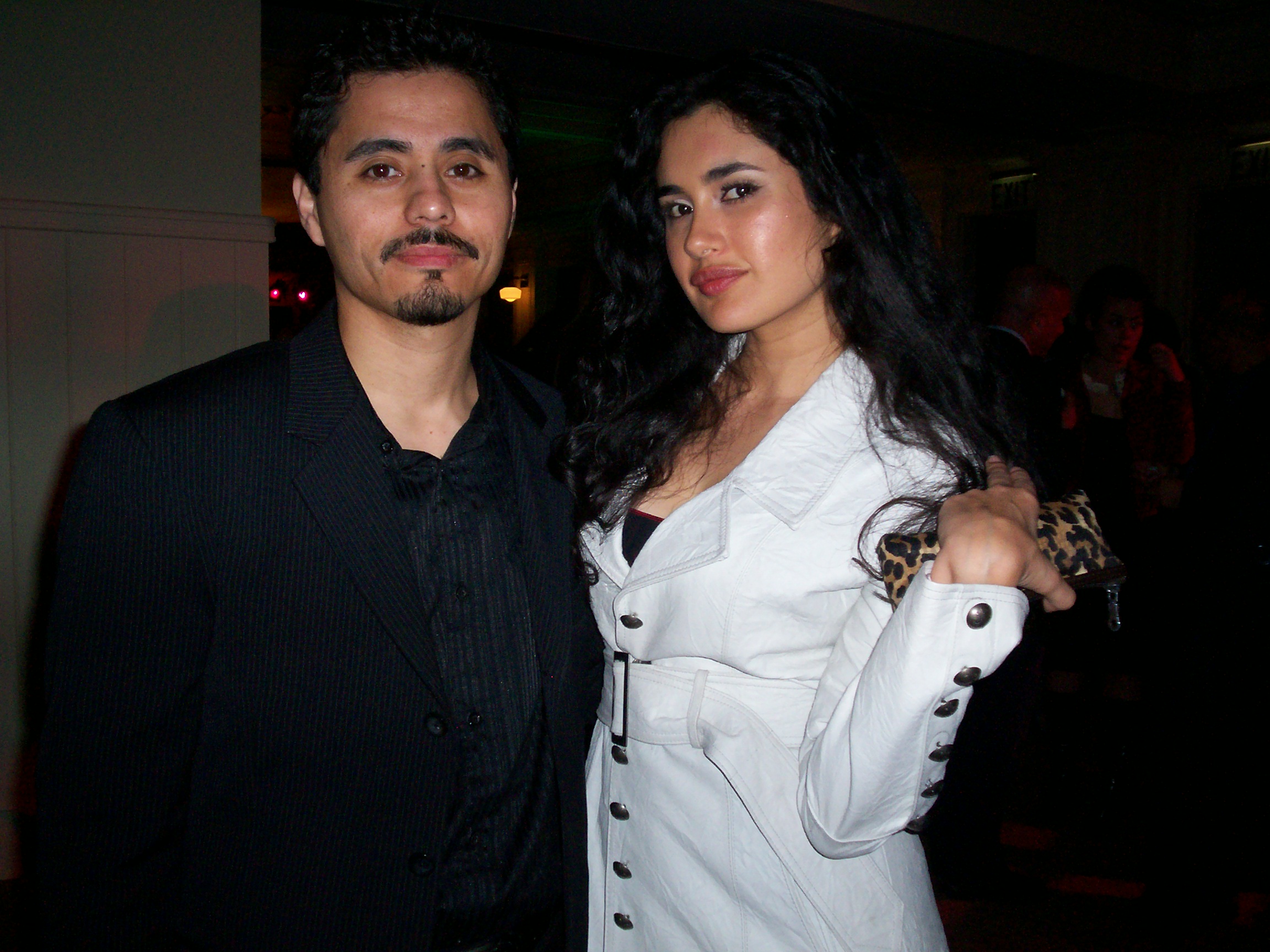 Actor Abel Becerra and Actress/Vocalist Veronica Loren. 2008 Spirit award after party. Los Angeles, CA