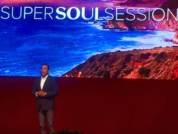Tim Storey speaking at Super Soul Sessions on September 12, 2015.
