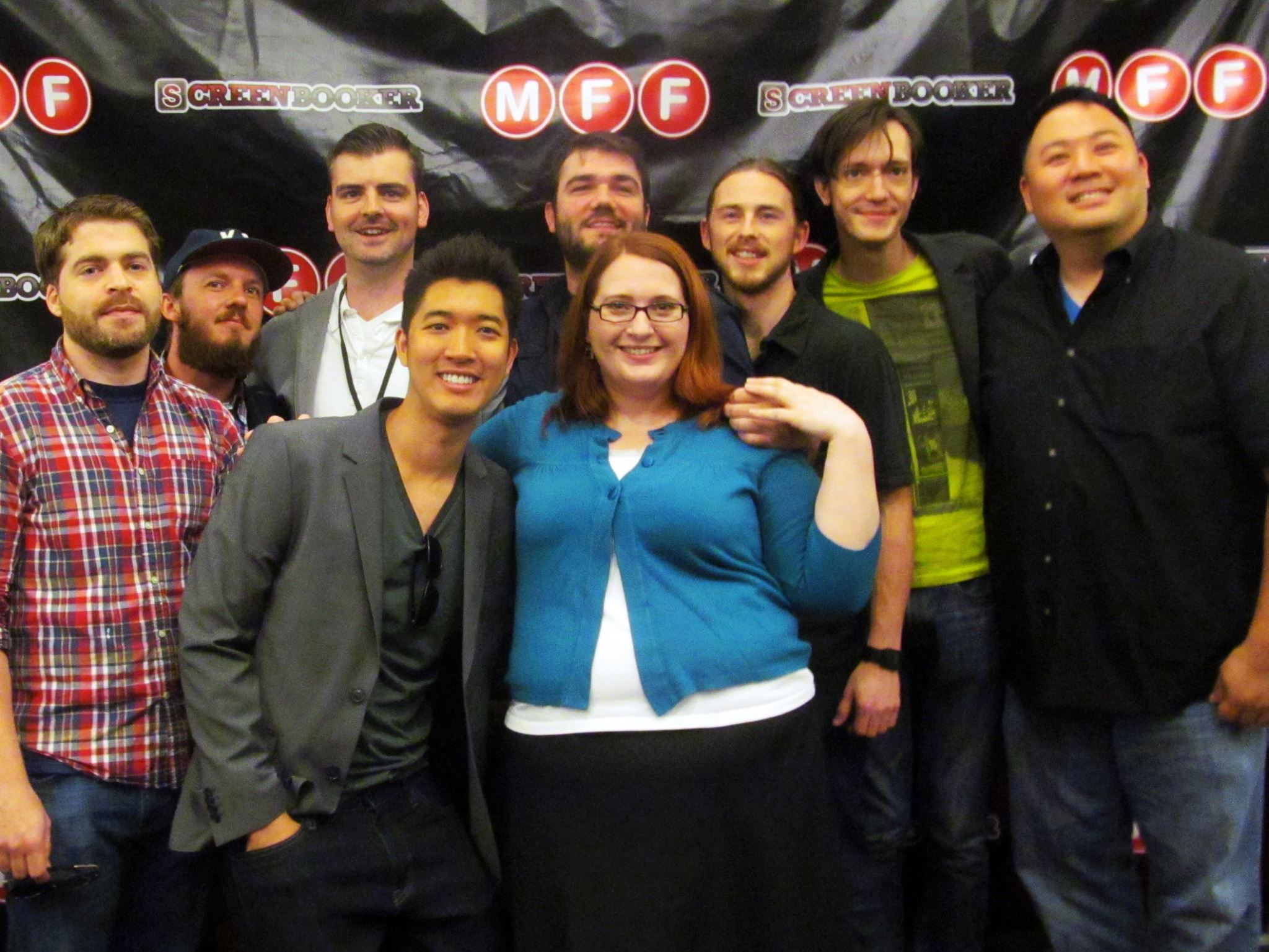 Cast and crew of Kidnapping Carl at the Manhattan Film Festival.