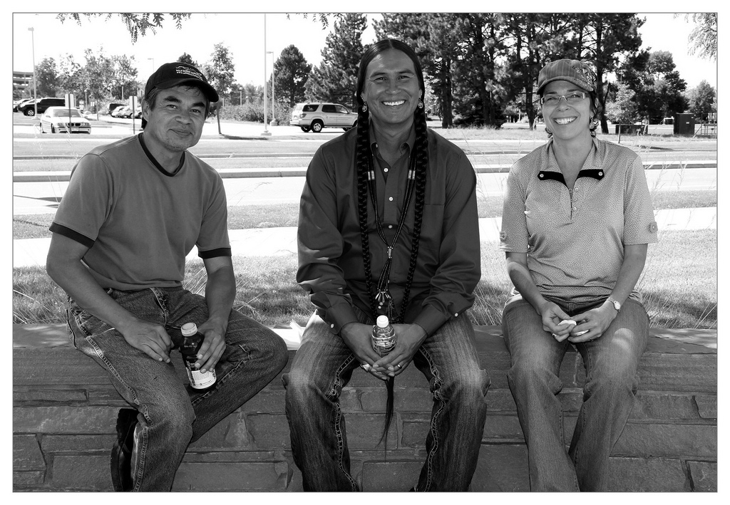 Urban Rez Documentary Shoot - Denver, Colorada Larry Pouirer, Mo Brings Plenty & Lisa Olkin
