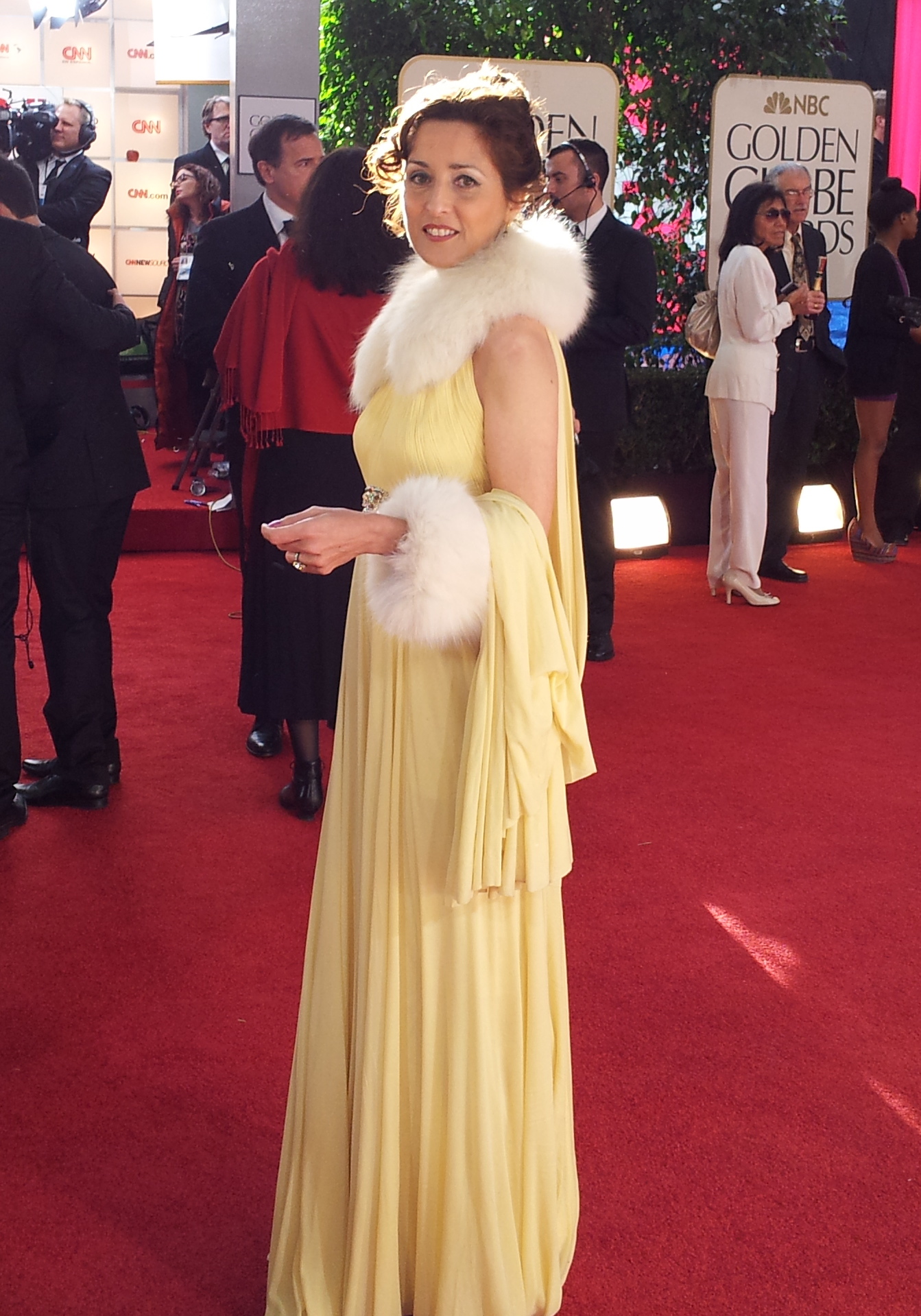 Esther Regina, actress, at Golden Globs Awards Ceremony