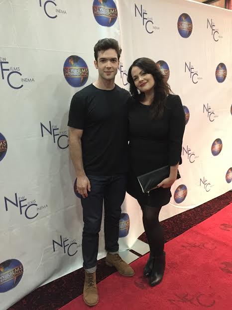 Star Ethan Peck and Director Maria Matteoli at The Wine of Summer U.S. Premiere - Beverly Hills Fine Arts