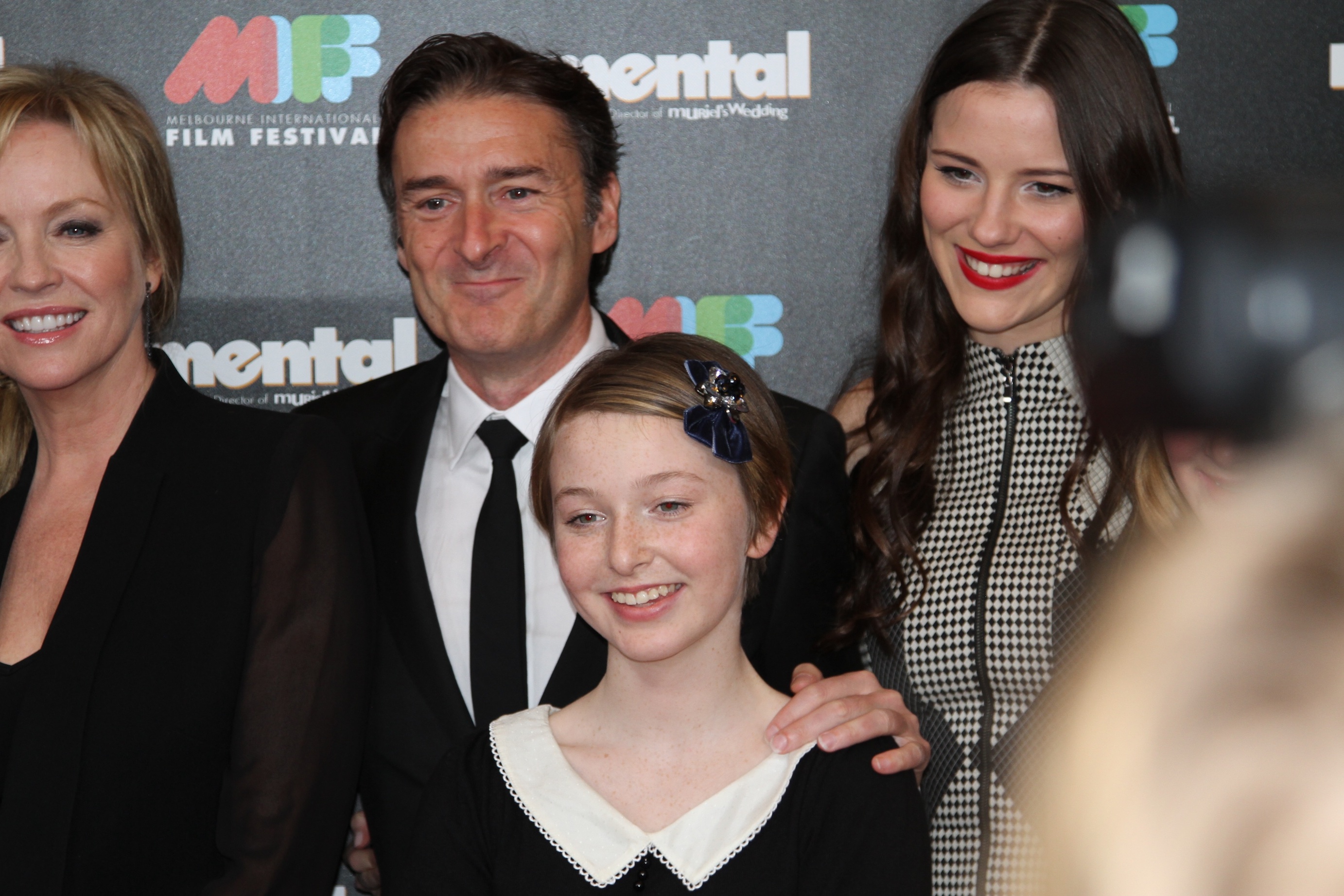 Mental Melbourne Premier. Bethany Whitmore with PJ Hogan, Rebecca Gibney and Lily Sullivan - 2012