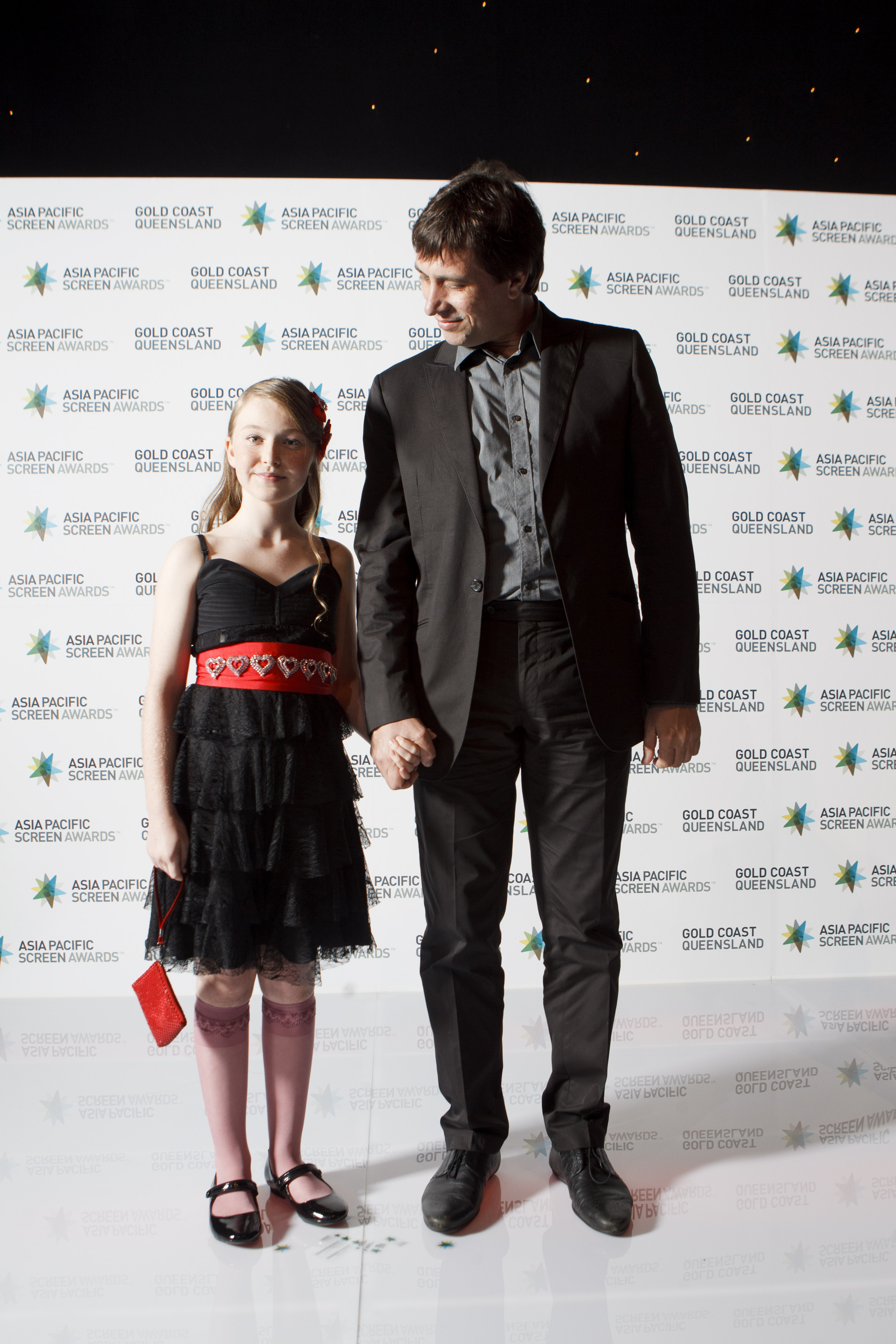 Bethany Whitmore with Kazakh Director Sergey Dvortsevoy (Tulpan, APSA Best Film and Prix Un Certain Regard winner)