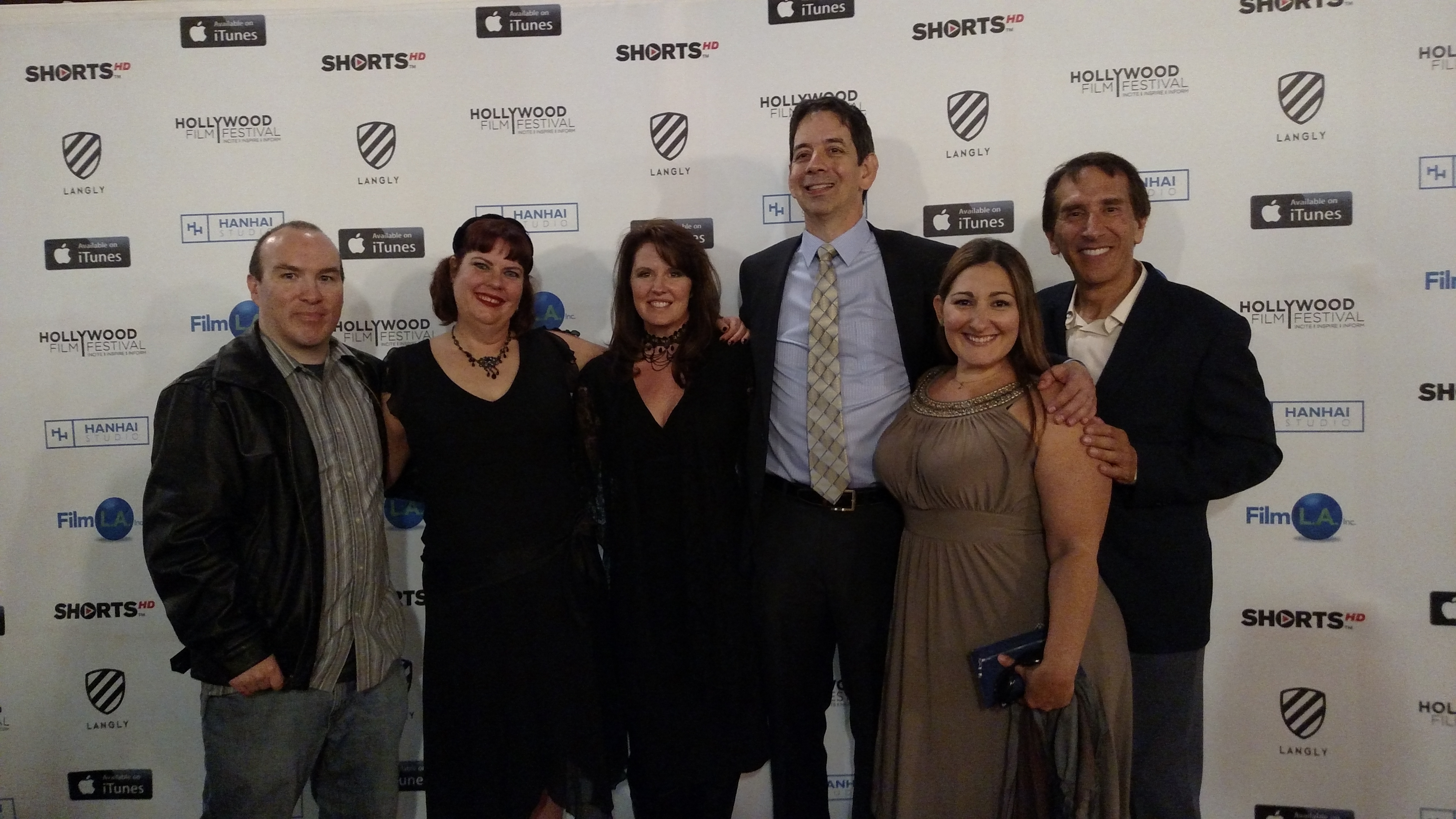 At the world premiere of Fragile Storm at the Hollywood Film Festival.
