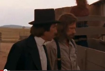 The Undertaker with Chuck Norris on Walker, Texas Ranger