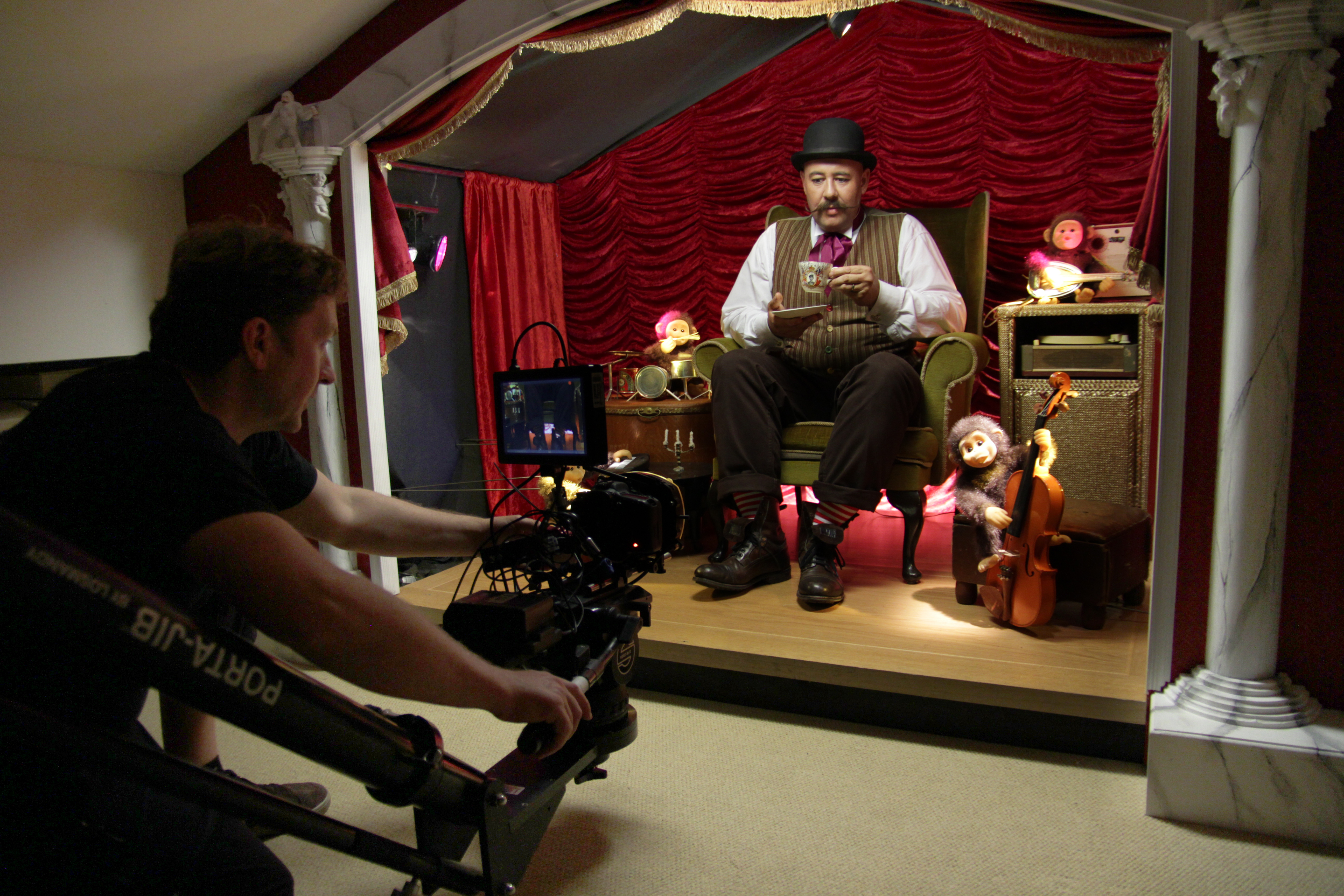 filming Dreamin music video with Mr Pickle aka Mike Stocks with jib.