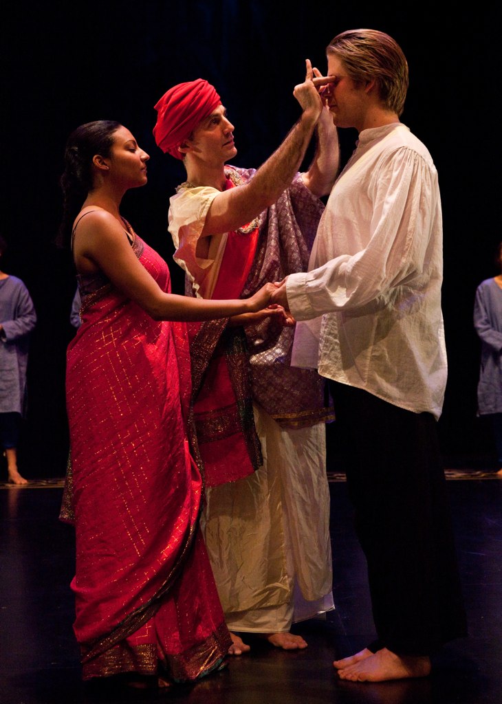 Playing the God, Kashyapa, in Shakuntala at La Mama Etc. in NYC