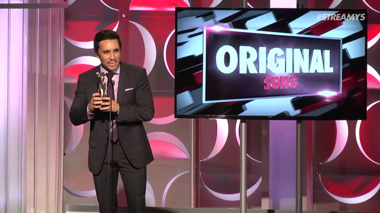 Chester See accepting the award for Best Original Song for 