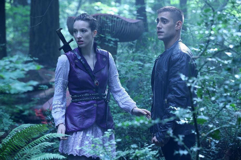 Still of Michael Socha and Sophie Lowe in Once Upon a Time in Wonderland (2013)