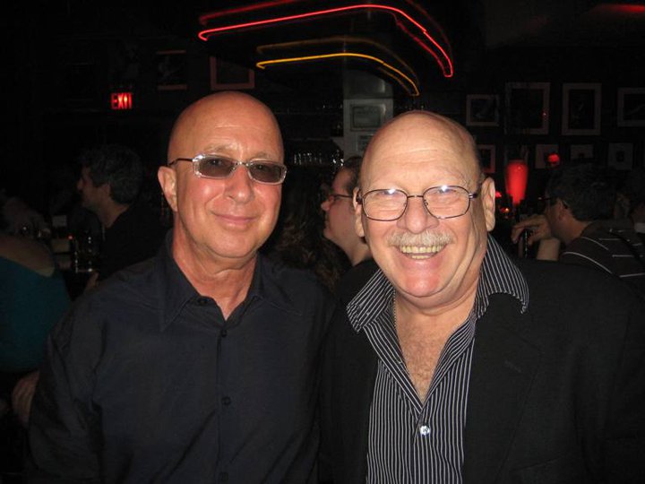 With Paul Shaffer at Birdland in NYC.