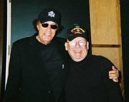 With Rocker Kenny Vance.