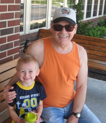 Spring 2008-With my Grandson Jake. My time spent with him is more important and meaningful than ANY Film I'll ever make!