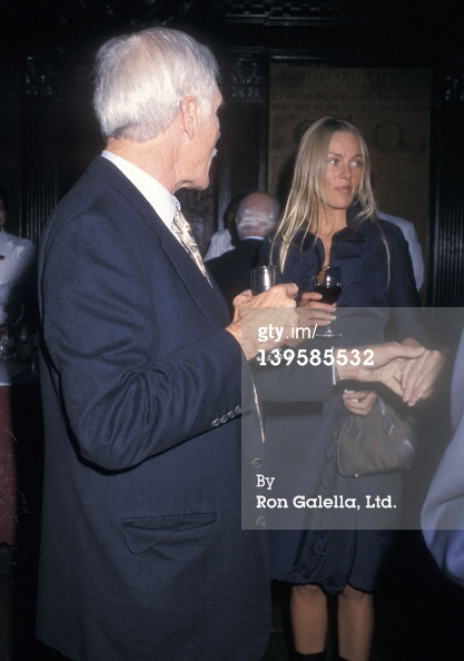 NEW YORK CITY - OCTOBER 28: Businessman Ted Turner and actress Elena Kolpachikova attend the Town Hall's 80th Anniversary Gala on October 28, at the Harvard Club in New York City. (Photo by Ron Galella, Ltd./WireImage)
