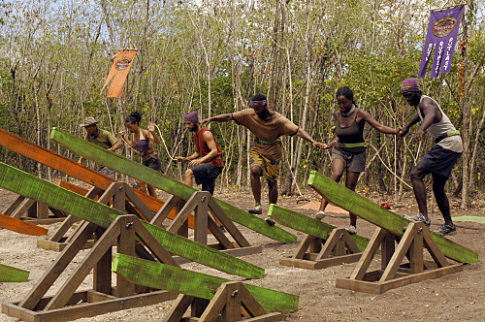 Still of Stacy Kimball, Cassandra Franklin, Yau-Man Chan, Earl Cole, Andria Herd and Kenward Bernis in Survivor: I Wanna See if I Can Make a Deal (2007)