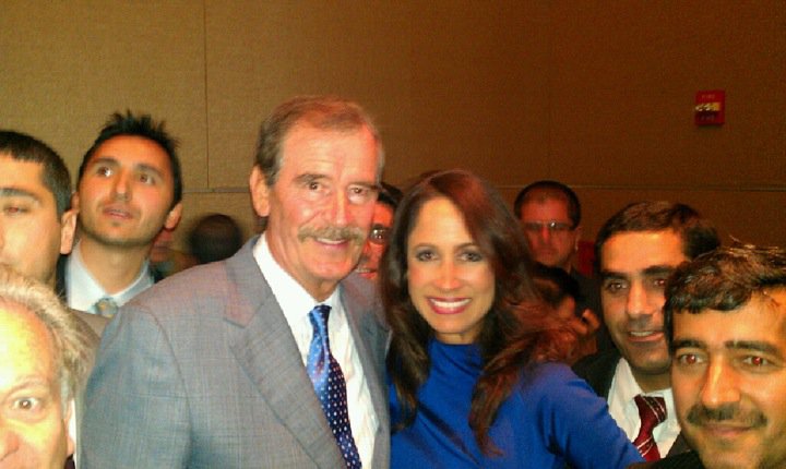 With President of Mexico, Vicente Fox, 2011