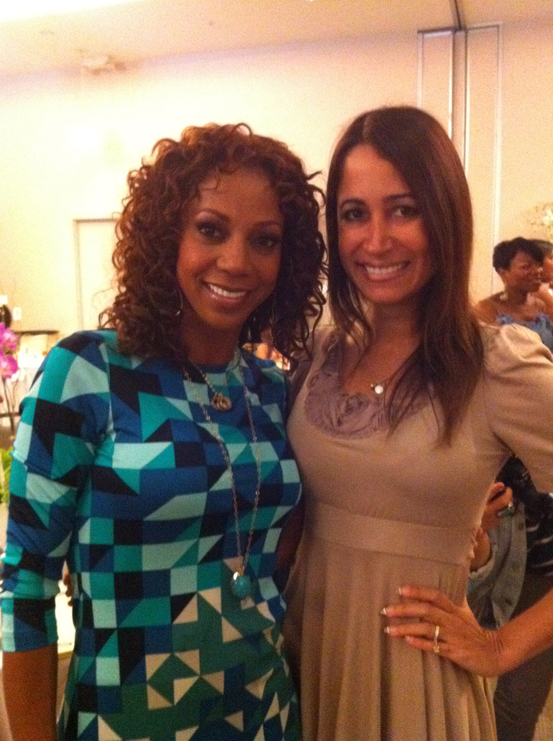 With Holly Robinson-Peete at Charity Event in Los Angeles, 2012