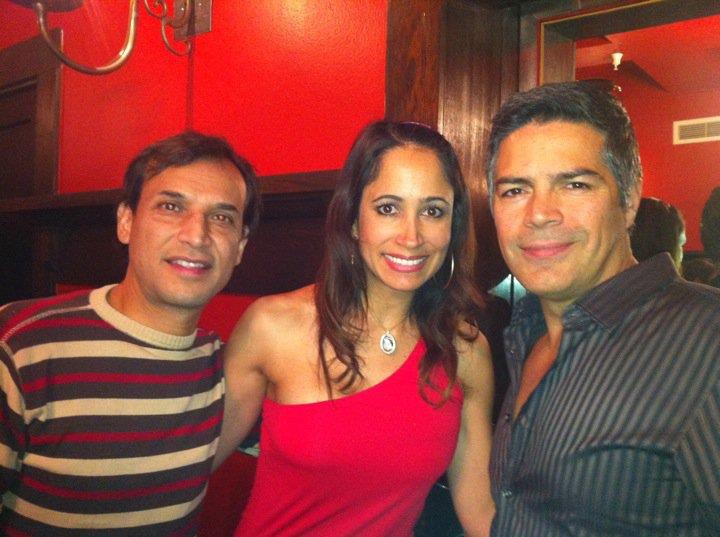 with Jesse Borrego (FAME, La Colombiana) and Esai Morales (NYPD Blue) at the San Antonio Film Festival 2011