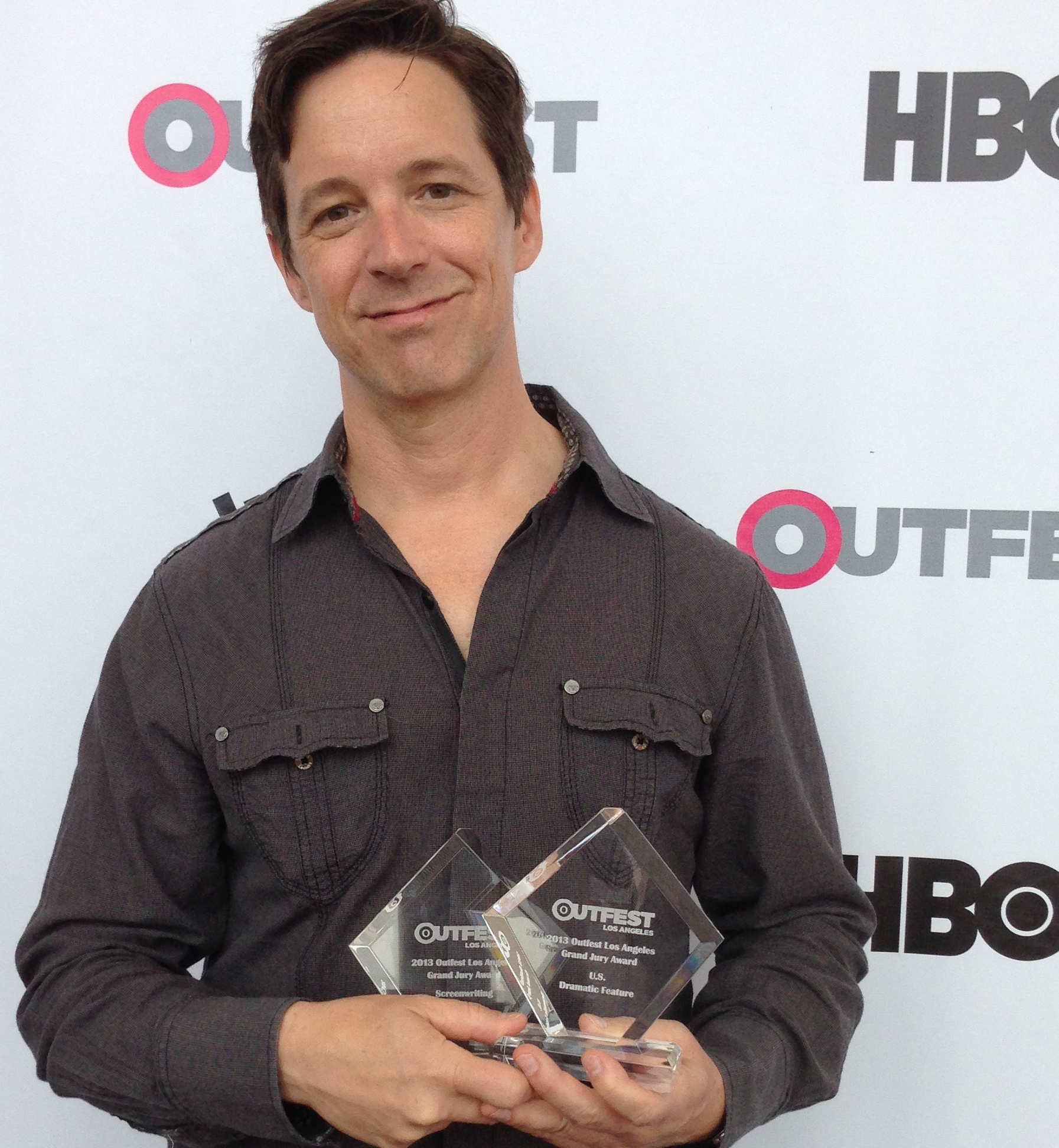 Chris Mason Johnson with two Grand Jury Awards for TEST at Outfest 2013