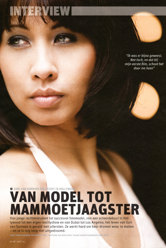 Suri van Sornsen interview with Het Magazine